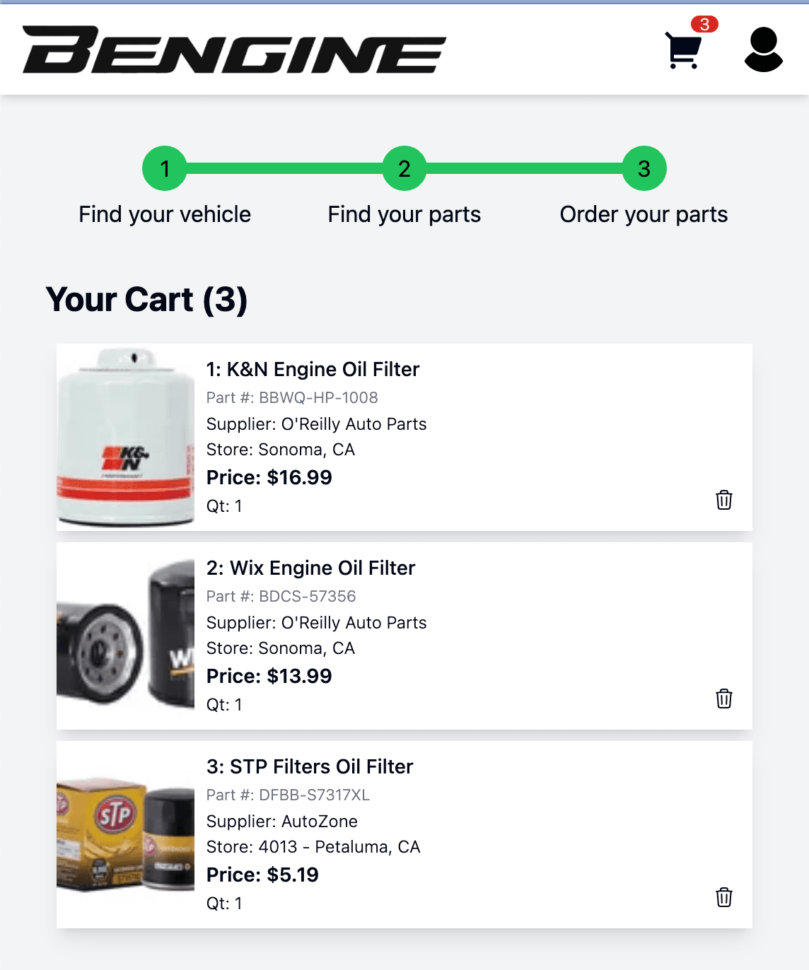 Bengine Checkout